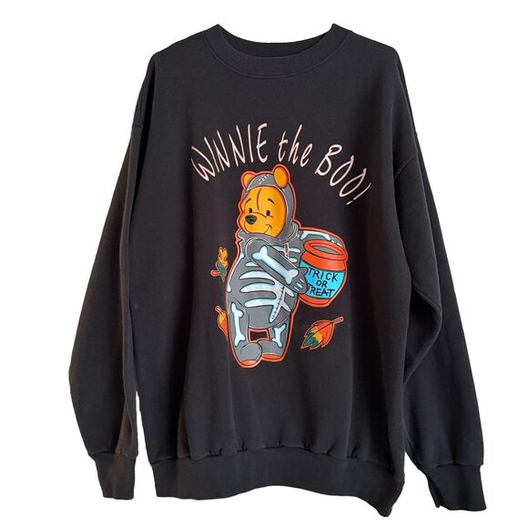 Disney Other - Vintage 90s Winnie The Pooh Halloween Sweatshirt XL Winnie The Boo